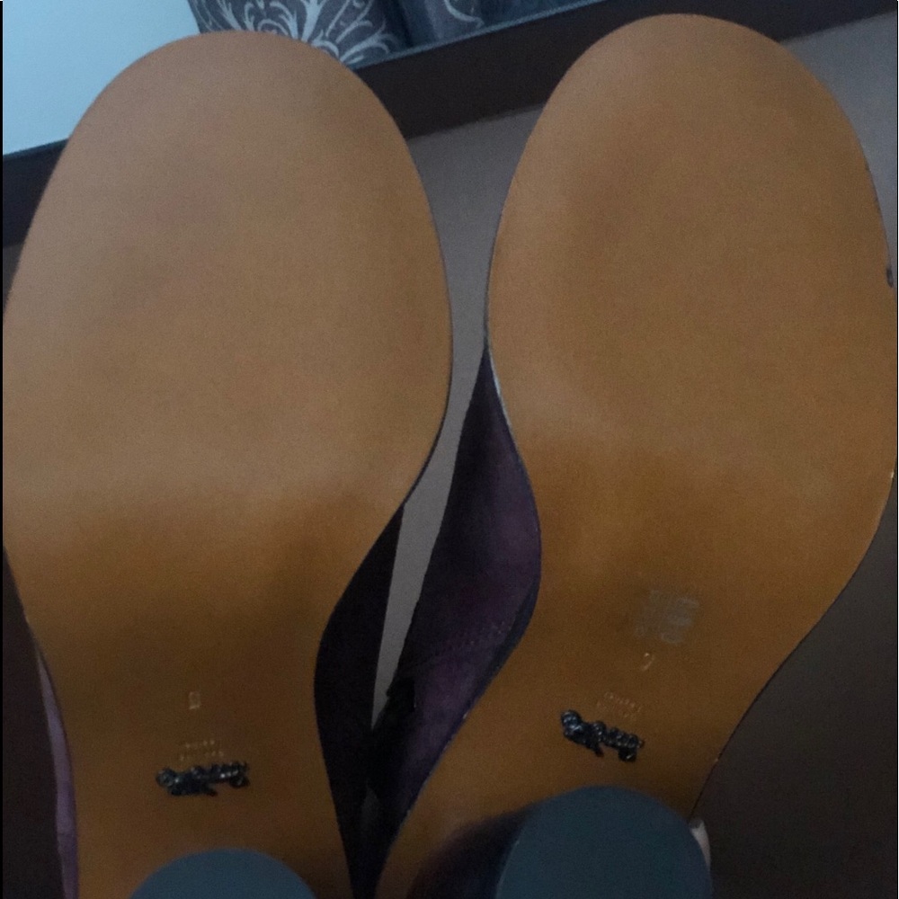 NWT Coach OMBRÉ Heel Suede Boots  Size 5B BEAUTIFUL!!! - Picture 8 of 12